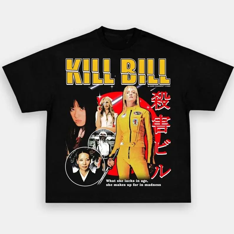 Kill Bill Quentin Tarantino Uma Thurman The Bride Beatrix Kiddo Graphic Shirt HY6834