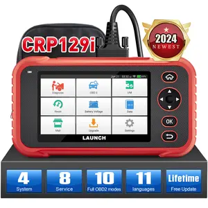 LAUNCH CRP129I OBD2 Car Diagnostic Scanner, 2026 Vehicle Scan Tool, Code Reader with 8 Reset TPMS/Oil/EPB/SAS/Throttle Reset, Free WiFi Update, Battery Test