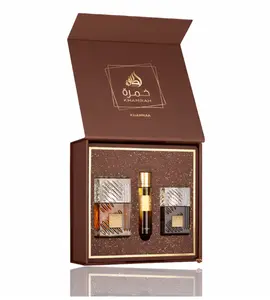 Lattafa Khamrah Qahwa 3-Piece Gift Set (Eau de Parfum 3.4 fl oz | 100 ml, Travel Spray 0.4 fl oz | 12 ml, Hair Mist 1.6 fl oz | 50 ml)