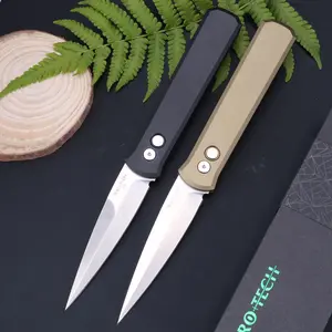 Godfather 920 folding knife, aluminum alloy handle, D2 anti-corrosion and wear-resistant high hardness steel, outdoor camping and driving survival EDC tool, best men's gift.