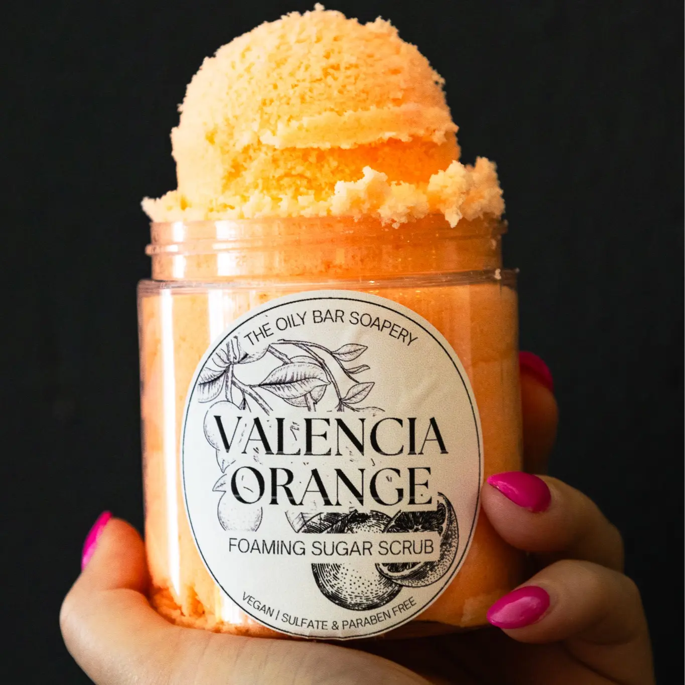 Foaming Sugar Scrub for Gentle Skin Exfoliation - Body Care