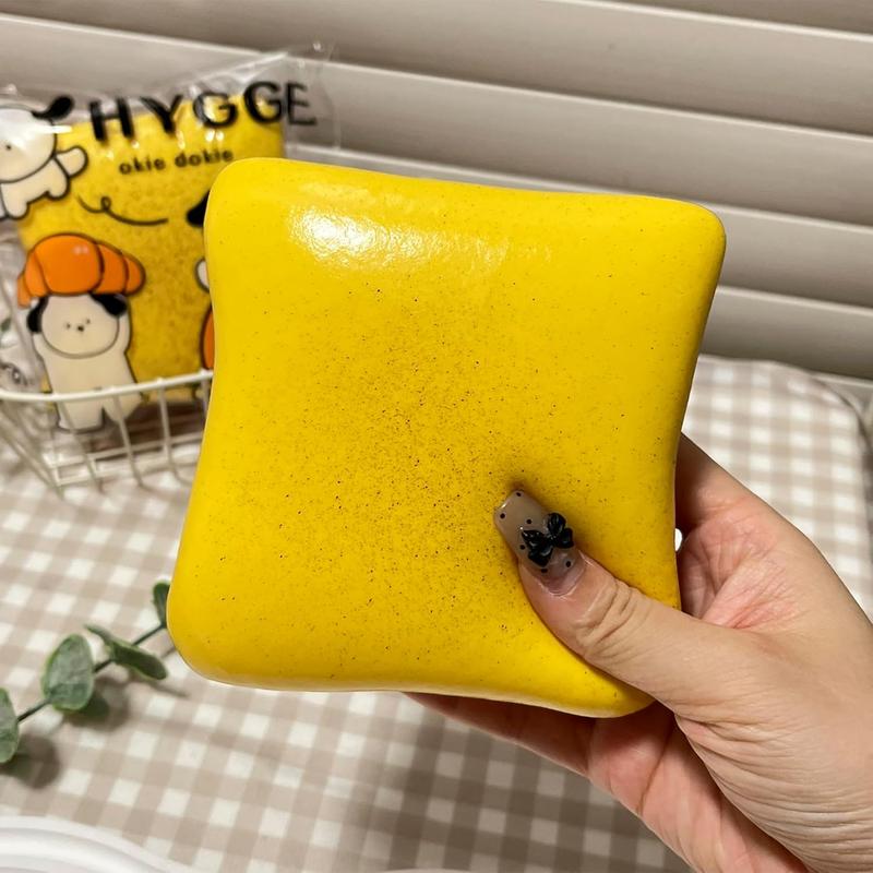 Bread Butter Squishy,Slow Rising Squishy，Stocking Stuffers,Stress Balls，Stress Relief & Fidget Toys for ADHD，Party Favor Gift,Valentine's Day gift