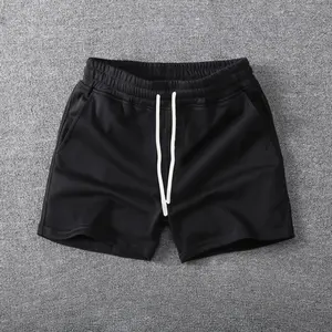 Men's summer shorts with side pockets, elastic waistband with drawstring, suitable for outdoor leisure and travel, simple and low-key, ideal for sports and running, very suitable as a gift for a husband or boyfriend