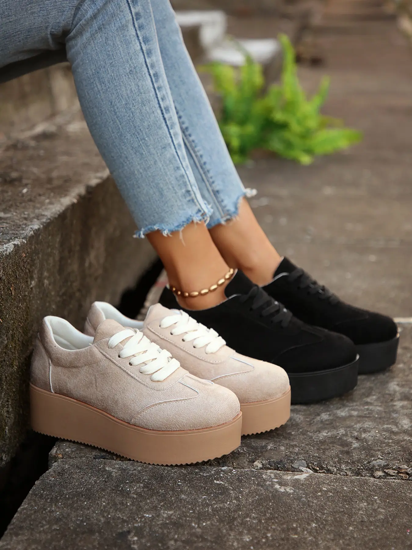 Vintage Wedge Loafers for Women, Affordable Loafers, Leather Lining Tie Design, Thick Sole Height Increase, Daily Wear Shoes, Daily Shopping Elegant Casual Fall Shoes, Platform Loafers, Perfect Gift