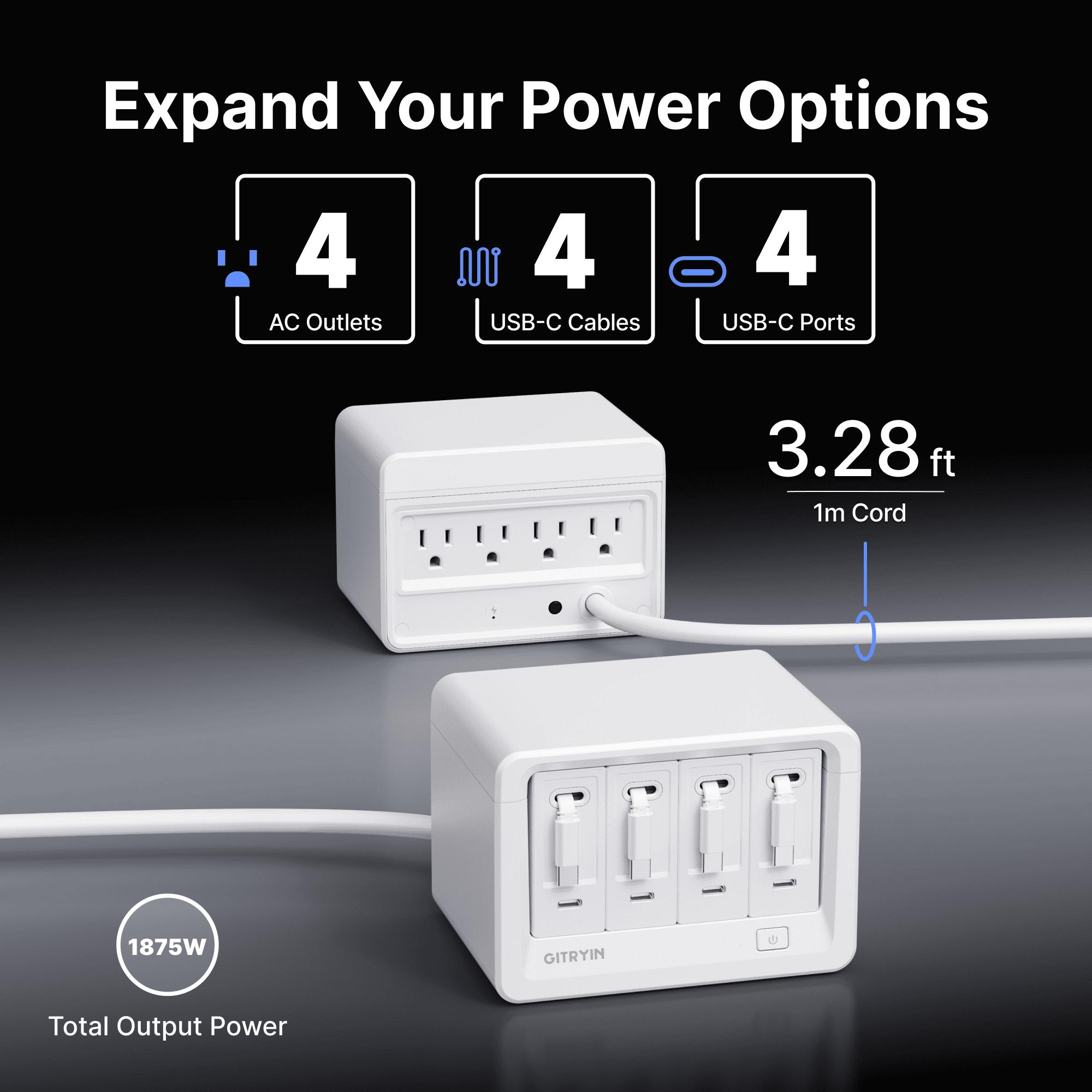 Gitryin Desktop Charging Station 12-in-1 for Multiple Devices Efficient and Convenient Design with Usb A Ports for Smartphone & Cellphone Wireless Usb Rechargeable Charger summerwins
