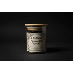 Western Red Cedar Tips Jar