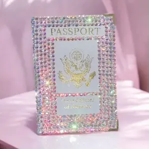 Bedazzled Passport Cover