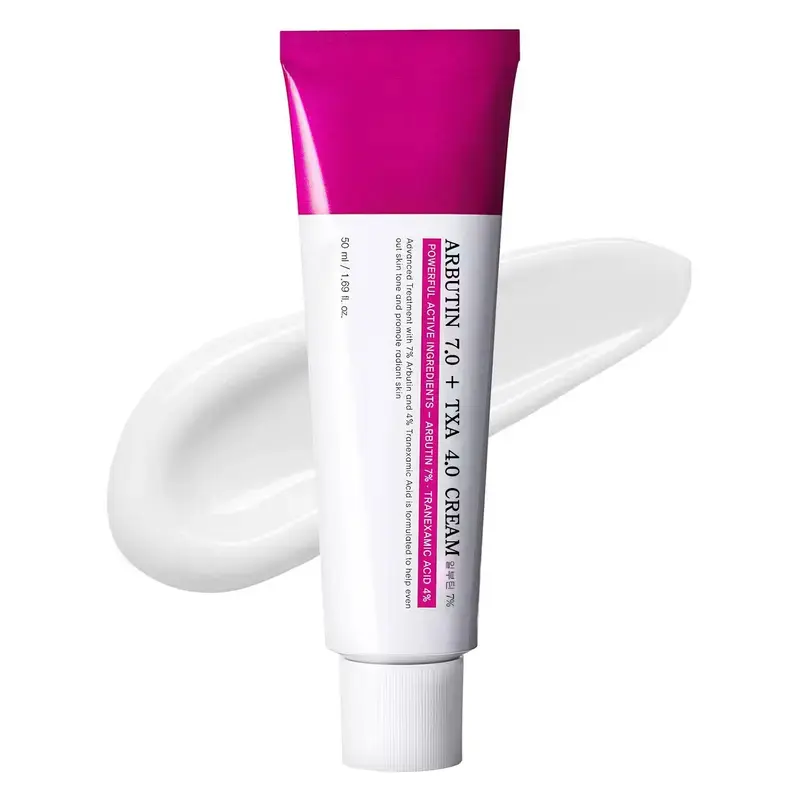 Intensive Fade Cream with 7% Arbutin & 4% Tranexamic Acid - Dark Spot Treatment for Freckles & Blemishes, Enhanced Skin Tone Moisturizer, 50ml, Adults, 70,000Ppm Arbutin, Dark Spot Fixer, Face Moisturizer, Helps With Freckles, Contains Neither