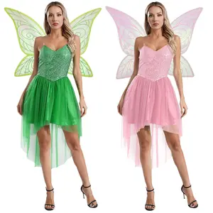 Fairy Princess Costume – Tinkerbell Inspired Dress with Wings
