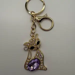 Elegant Cat Keychain and bag charm