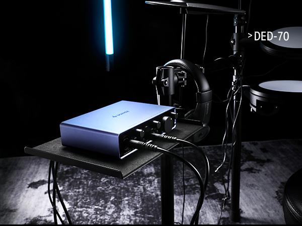 DONNER Percussion Table - Stable Durable Tray for Drums with EVA Pad & Open Frame Design for Easy Access to Accessories