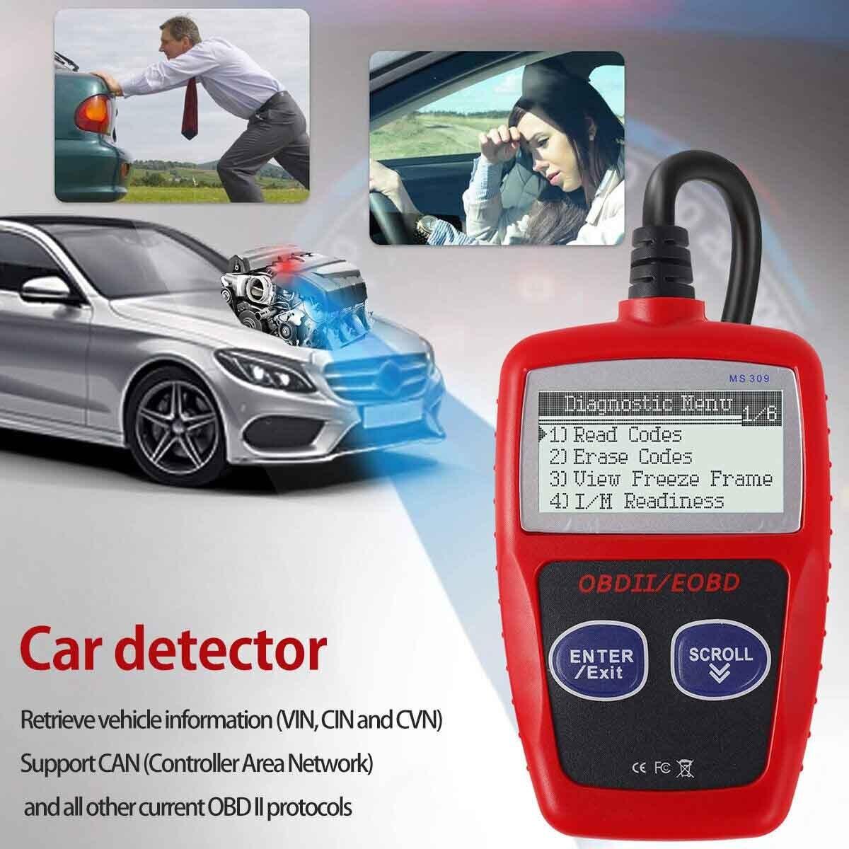 OBD Car Scanner,, MS309 Code Reader OBD2 Scanner Car Inspection Engine Troubleshooting Tool