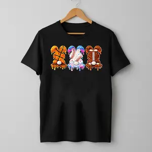 Ice Cream Drip Basketball Baseball Football Easter Gifts T-Shirt