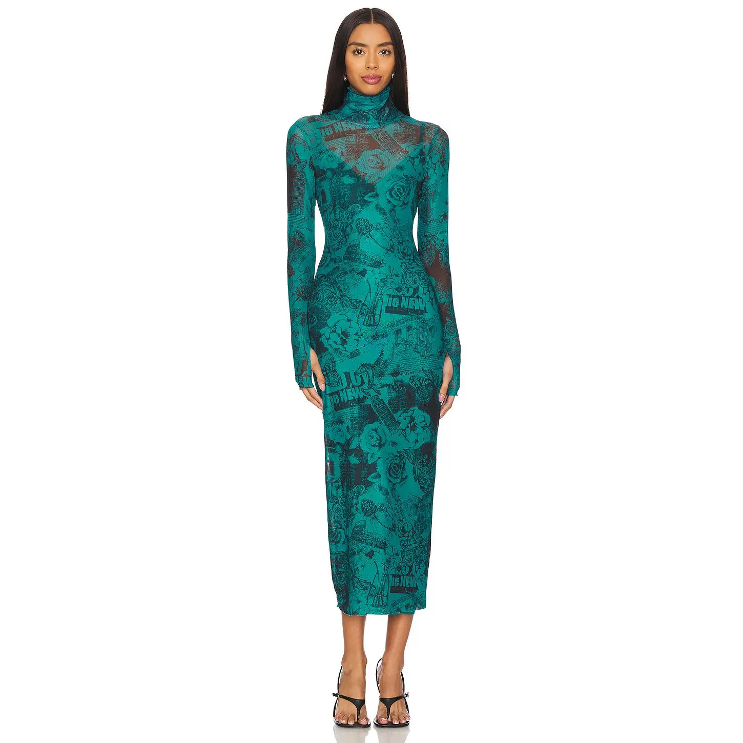 AFRM Shailene Dress in Cherub Convo