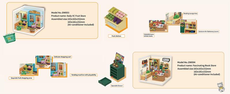 Rolife Super Creator DIY Miniature House Kit 100 Pieces Plastic Dollhouse Candy House Model Building Set with LED Lights for Kids & Adults 14+ Perfect for Cosplay Games and Birthdays