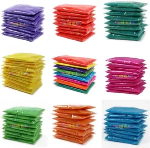 Color Blaze 120-Pack Holi Powder - 8 Colors(75g Each) Pink, Red, Orange, Yellow, Green, Teal, Blue, Purple - Color Runs, Festivals, Gender Reveals, Photography & Adult Celebrations