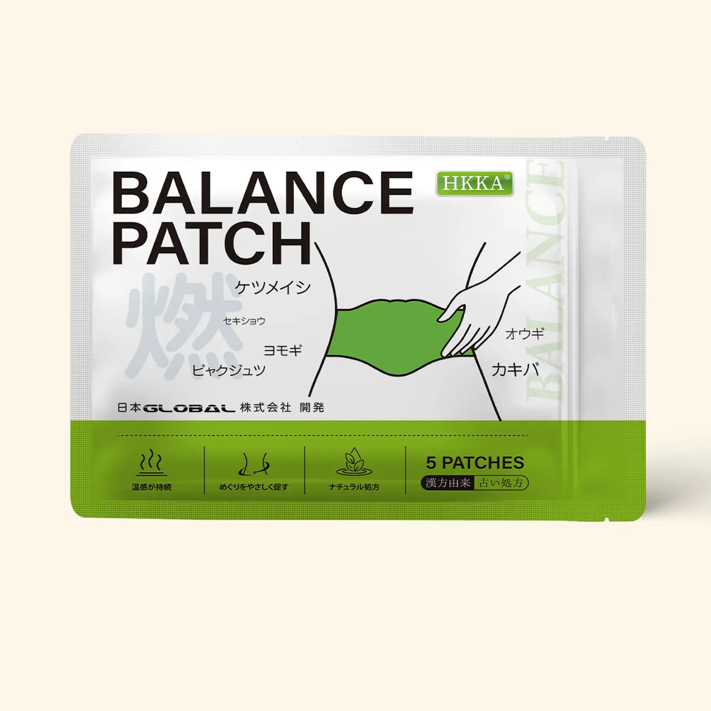 HKKA Balance Patch,Herbal patch Pad ,Health Patch,5pcs