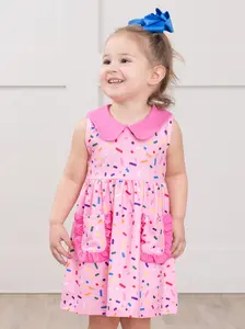 Bubblegum Sprinkles Ruffle Dress