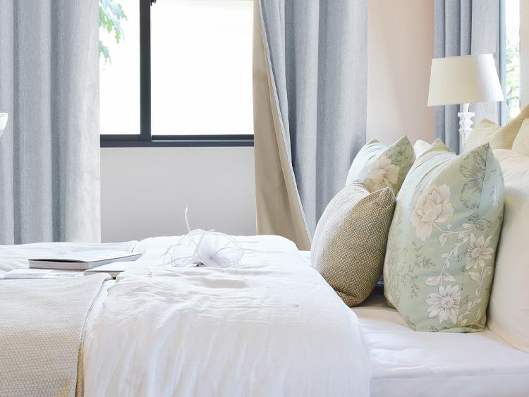 Deconovo Blackout(100%) Curtains 2 Panels,Faux Linen Grommet Total Blackout Curtain, Thermal Insulated Room Darkening Drapes for Living Room Deconovo Blackout(100%) Curtains 2 Panels,Faux Linen Grommet Total Blackout Curtain, Thermal Insulated Room Darkening Drapes for Living Room