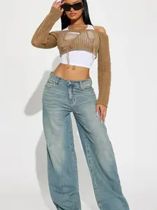 Shock And Awe Vintage Tinted Baggy Jeans - Vintage Blue Wash