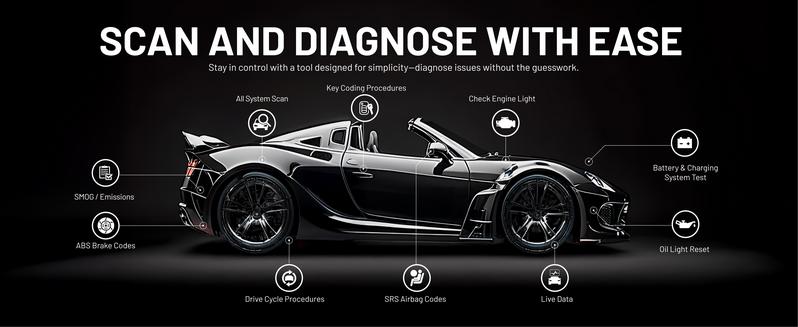INNOVA 5610 OBD2 Bidirectional Scan Tool for OEM Codes with Manufacturer Warranty Easy-to-Use Design Car Diagnostic Scanner