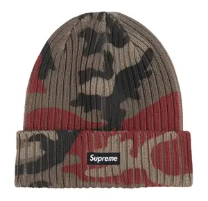 Supreme Overdyed Beanie SS26 Red Camo