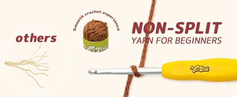 Crochet Kit for Beginners Granny Square Starter Kit Knitting Kit for Adults & Teens Including Yarn Crochet Hook Heart Design