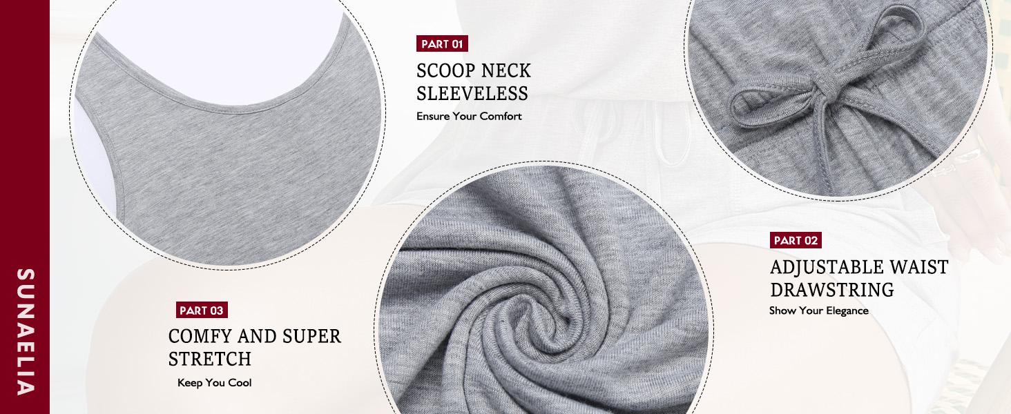 Rompers for Women Summer Sleeveless Scoop Neck Tank Top Casual Short Jumpsuit Rompers with Pockets Rompers for Women Summer Sleeveless Scoop Neck Tank Top Casual Short Jumpsuit Rompers with Pockets