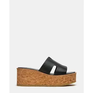 Steve Madden HARMONY BLACK LEATHER Steve Madden HARMONY BLACK LEATHER