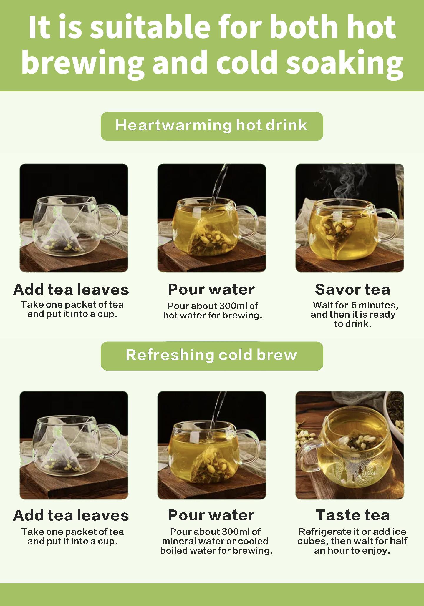 HEWEN Oil Flush Tea - Gentle Essence of Herbs 10-Pack Box - Pure Ingredients No Sugar Added Ambient Tea with Natural Herbal Infusion Flavor - Beverage