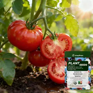 Tomato Seeds for Garden Planting, Non-GMO Vegetable Seeds, Suitable for Home Gardens and Outdoor Growing