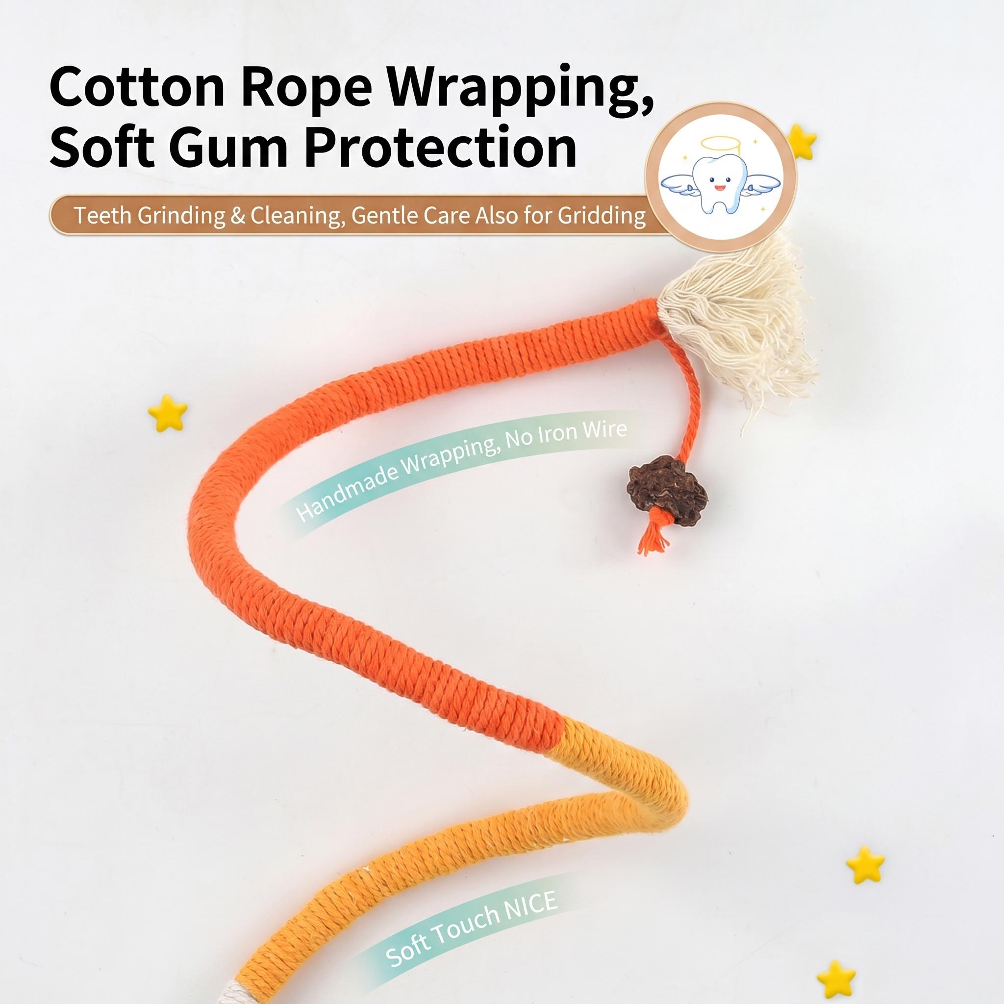 Cat Toys Chew Ropes 3Pcs, Safe Teeth Cleaning Toy for Indoor Kittens, Calming Interactive Kitty Toys  Kitten Teeth Cleaning Chew Toys for Dental Care#backtoschool# toys for my kitty#cat toys interactive