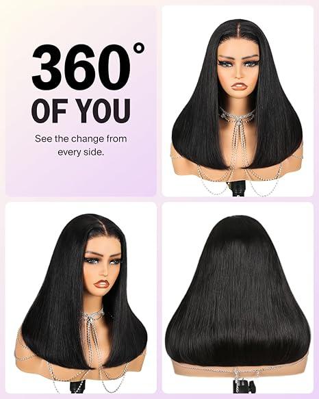 Megalook 250% Density Burgundy #99J/Natural Black/Milk Tea Straight 6x5 HD Full Lace Frontal Wig Transparent Lace Human Hair Lace Wig Red Colored for Women Pre Plucked Megalook 250% Density Burgundy #99J/Natural Black/Milk Tea Straight 6x5 HD Full Lace Frontal Wig Transparent Lace Human Hair Lace Wig Red Colored for Women Pre Plucked