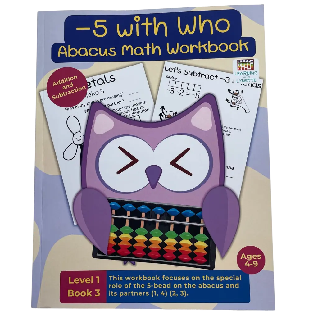 Minus 5 Abacus Math Workbook