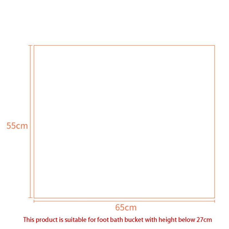 70Pcs Foot Care Tool Disposable Foot Tub Liners Bath Basin Bags for Feet Pedicure Foot Detox SPA Heat Preservation Tools