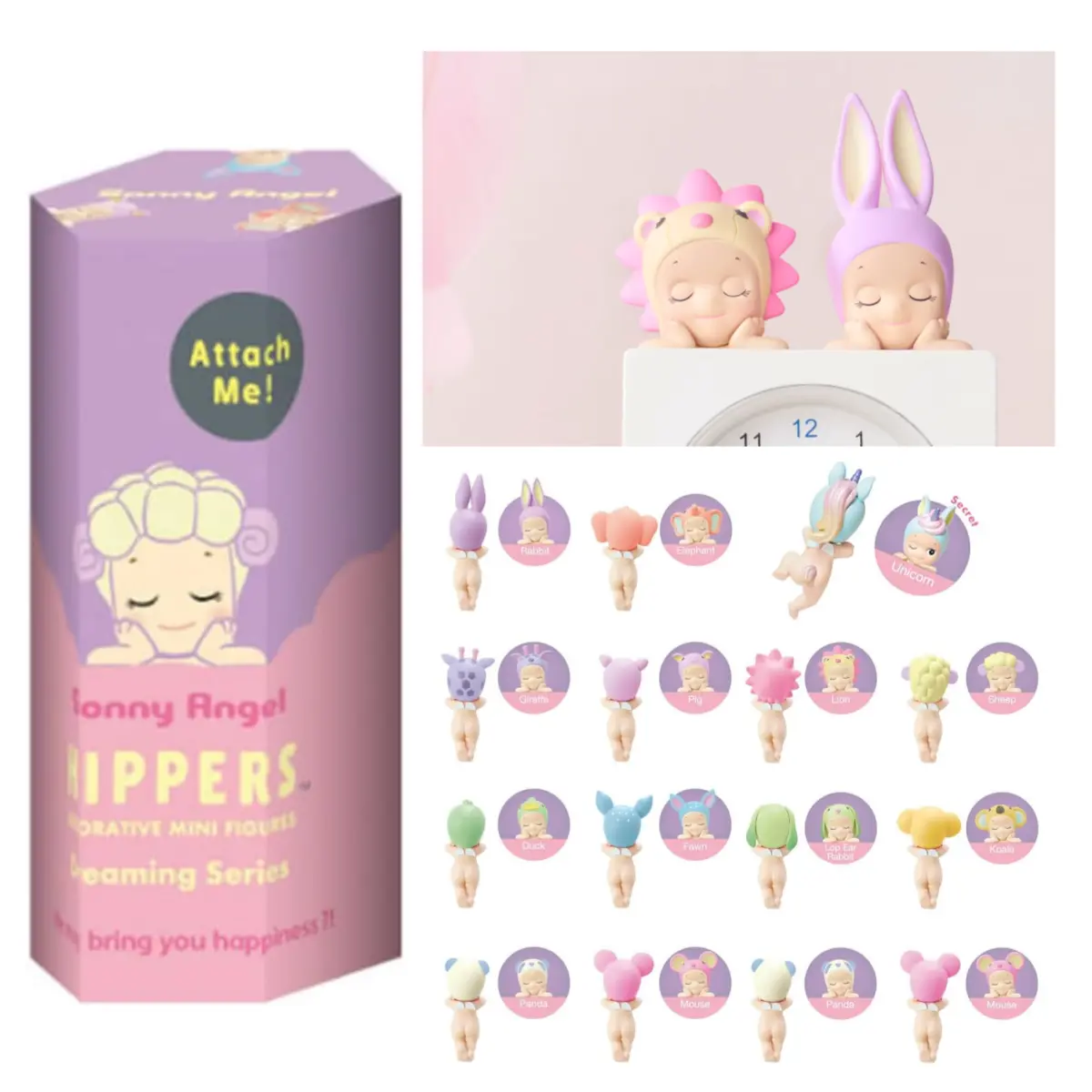 Sonny Angel HIPPERS - Dreaming Series/Limited Edition - 1 Sealed Blind Box - Original Mini Figure Gift for Kids Birthday