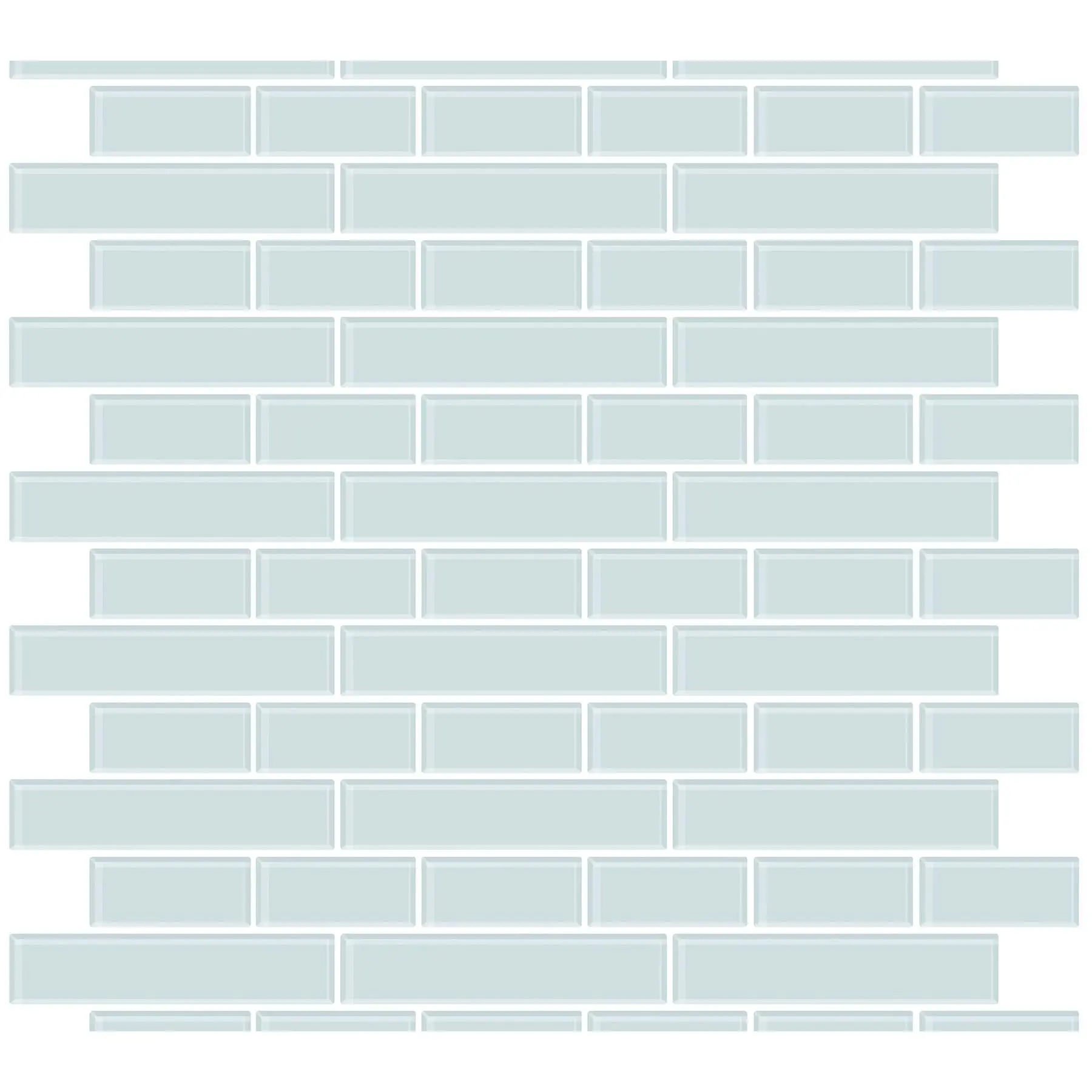 Sea Glass Peel & Stick Backsplash Tiles