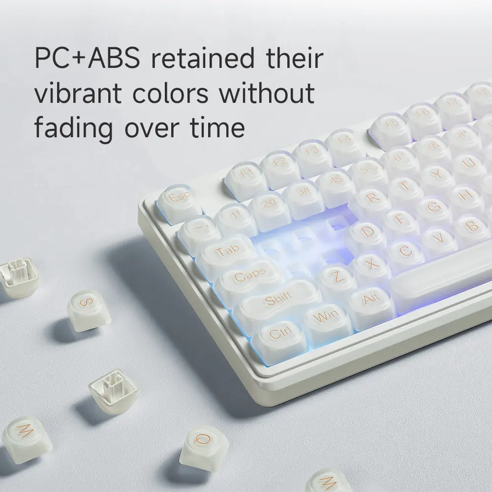 FURYCUBE IP98 Keyboard Wireless Wired RGB Light Waterproof