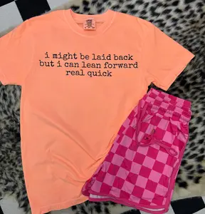 I Might Be Laid Back Comfort Colors Tee