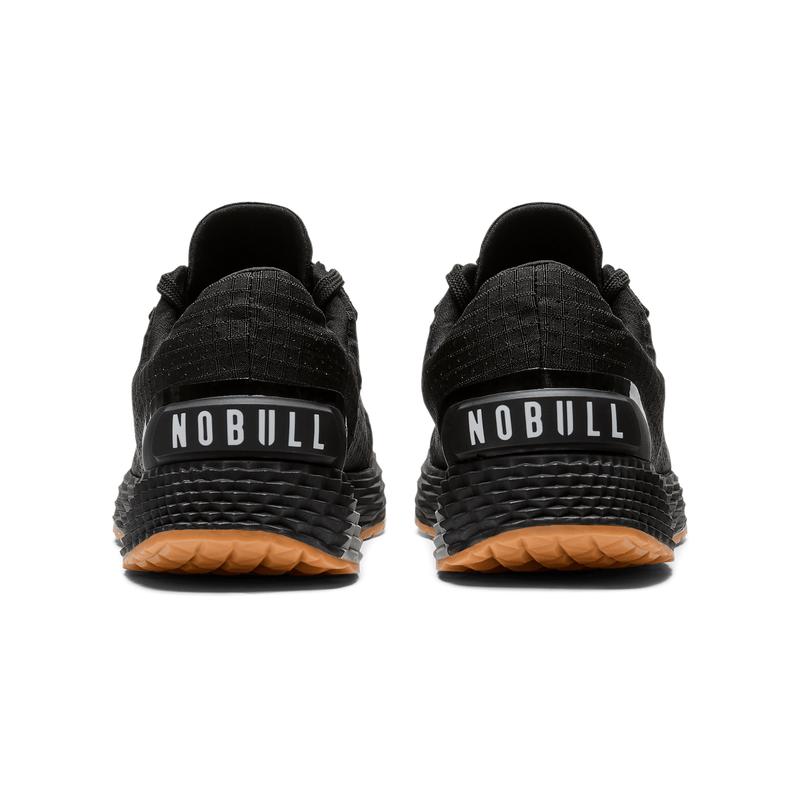 NOBULL Men's Allday Ripstop Shoe in Black Gum - Athletic Everyday Sneaker, Comfortable Walking Shoe, Versatile Trainer