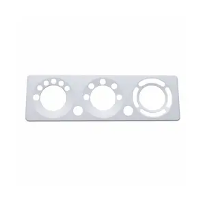 United Pacific – Stainless Steel A/C Control Plate for Peterbilt Parts Truck