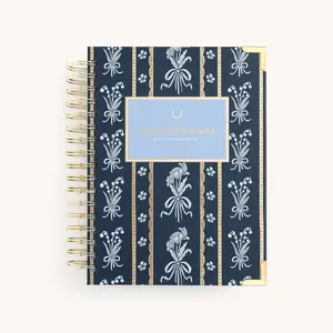 2026 Spiral Daily Simplified Planner - Poppy Posies