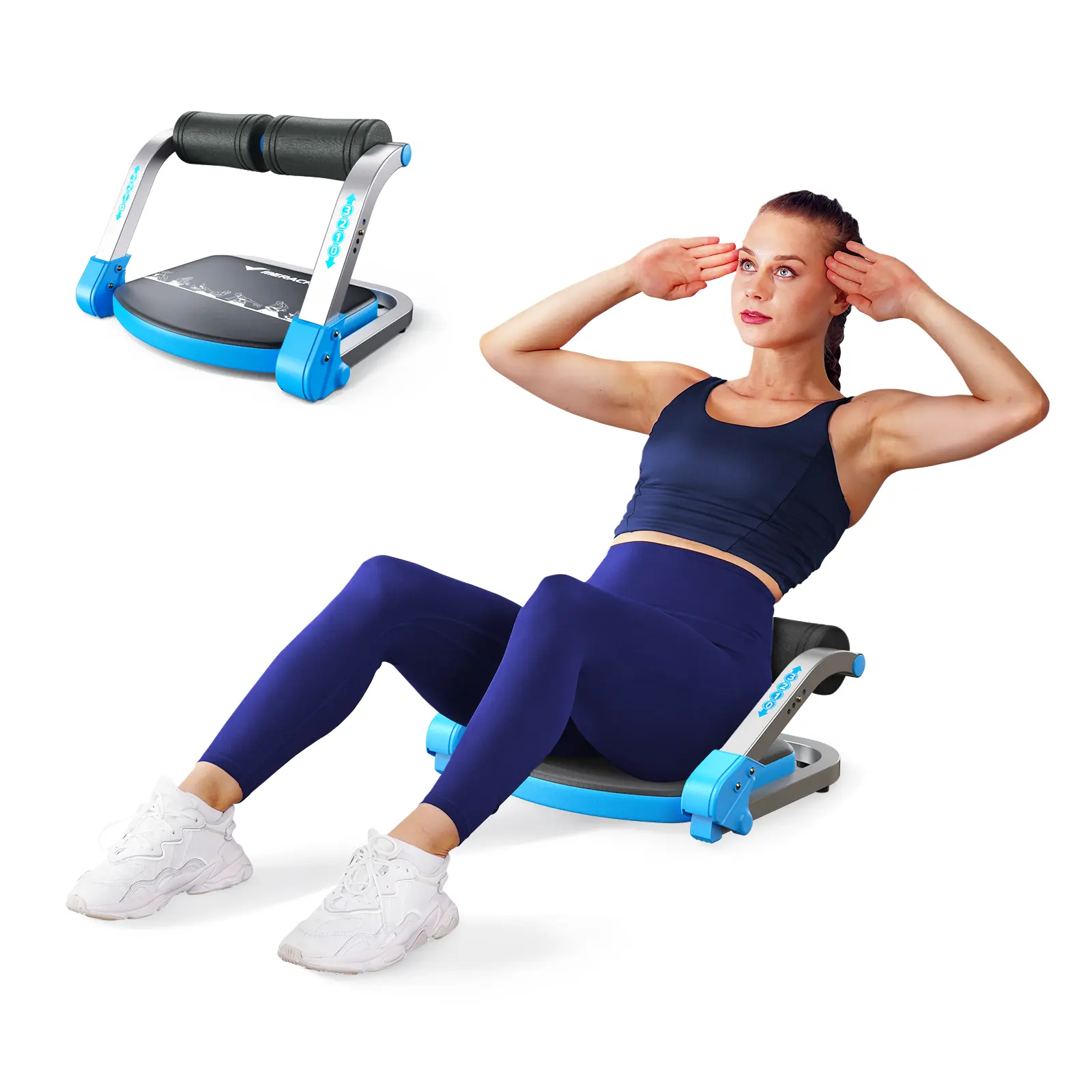 （Live Only）Special Link for Flash sale MERACH Sit-Up Exercise Equipment, Ab Crunch Machine Roll-up Machine, Abdominal Workout Machine for Home Gym, Core Ab Exercise System Trainer BackToSchool