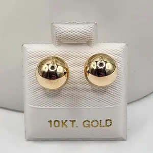 10k Aretes  Dormilonas 7.5 mm