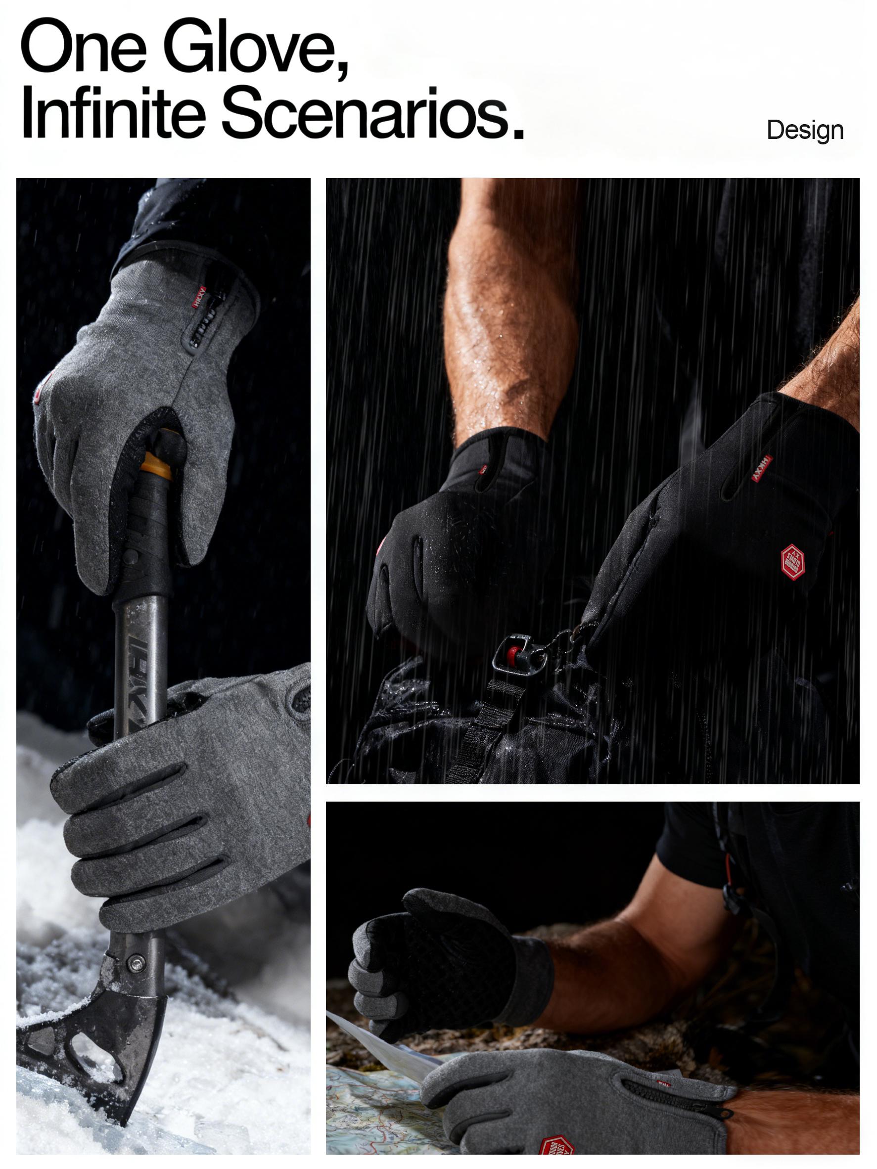 Touchscreen Gloves Winter Must-Have! Windproof, Waterproof & Anti-Slip! Perfect for Skiing & Cycling! Ultimate Outdoor Warmth - Never Have Cold Hands Again! #WinterEssentials #SkiGear #WarmGloves #OutdoorAdventure