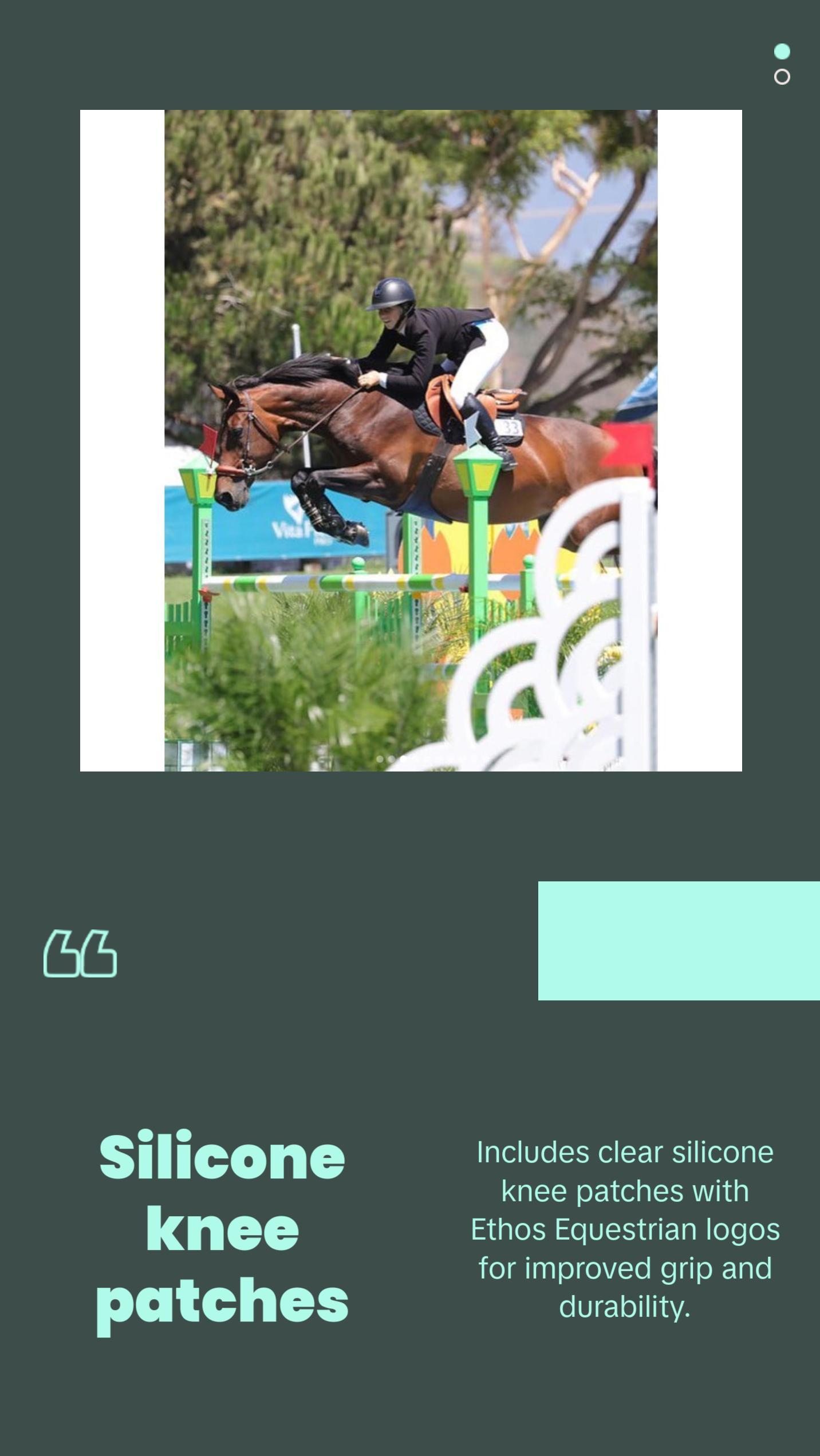 The Finley Knee-Patch Breech in Classic White