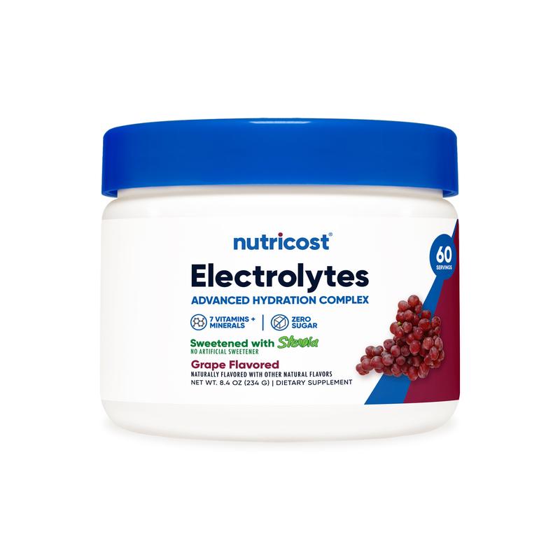 Nutricost Electrolytes Complex Powder - Advanced Hydration with Vitamins & Minerals for Optimal Hydration & Electrolyte Replenishment -  Healthcare Drink