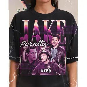 Hot new 2026 Jake Peralta T-Shirt, Vintage TV Character Comedy Hero Star Performer Tee, 90s Retro Throwback, Jake Peralta Sweater #saf, Trendy Unisex Tee #viralmeme #funnyshirt #tiktokfashion