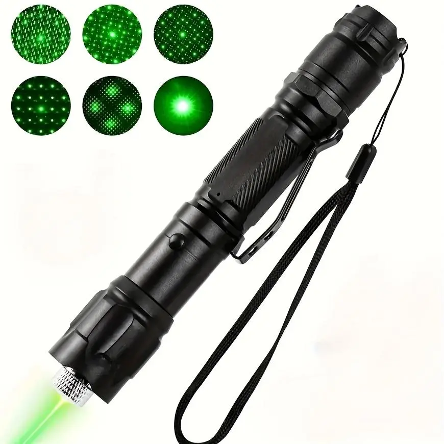 USB Rechargeable Green Laser Pointer Indoor Meetings Tactical Flashlight Laser Toys Long Distance Visibility Light & Laser Toys