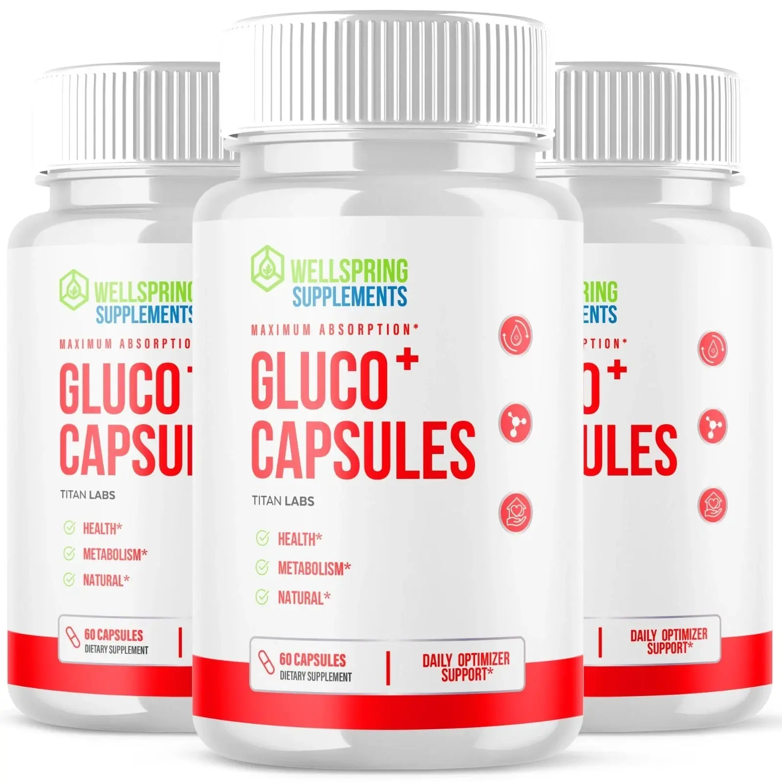 Gluco+ Advanced Blood Health Support Supplement Gluco Plus 180 Capsules
